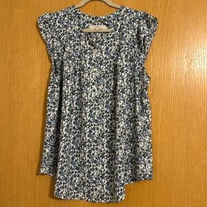 Size 16 Loft Short Sleeve Blouse